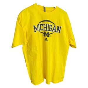 University of Michigan Wolverines 2008 Football Season LARGE  Adidas  T Shirt